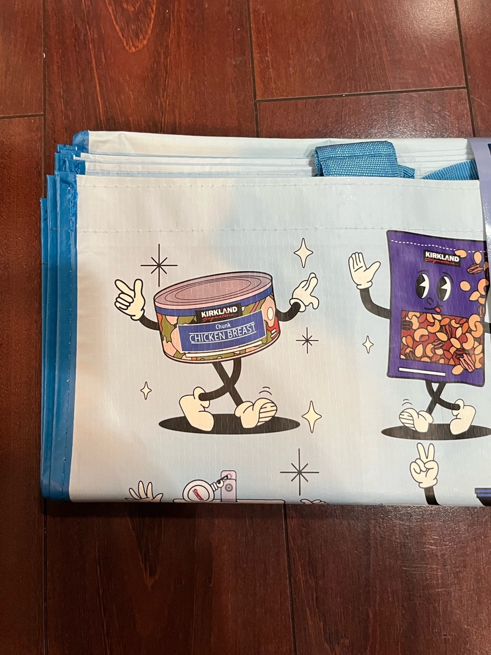 4-Pack Costco Character V2 Reusable Shopping Bags W 20” x H 14” x D 11.5”  New - Picture 9 of 16